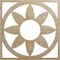Ekena Millwork Blume Wood Fretwork Pierced Ceiling Medallion, Birch, 16"OD x 5 1/2"ID x 3/8"T CMWP16X16X0375BLBI - alternate 1